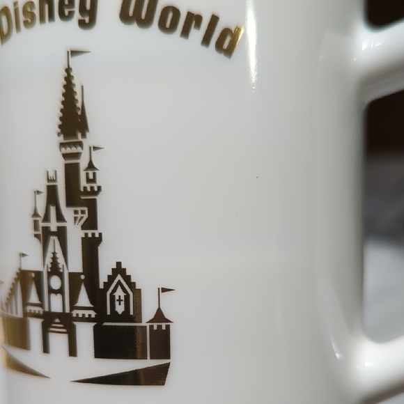 Disney White Mug with Gold Castle This Is Walt Disney World 50th Anniversary.. - Picture 9 of 12